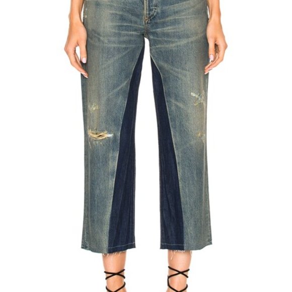 NWT Citizens of Humanity Premium Vintage Cora Crop Relaxed Shadow Inseam Jeans - Picture 2 of 7